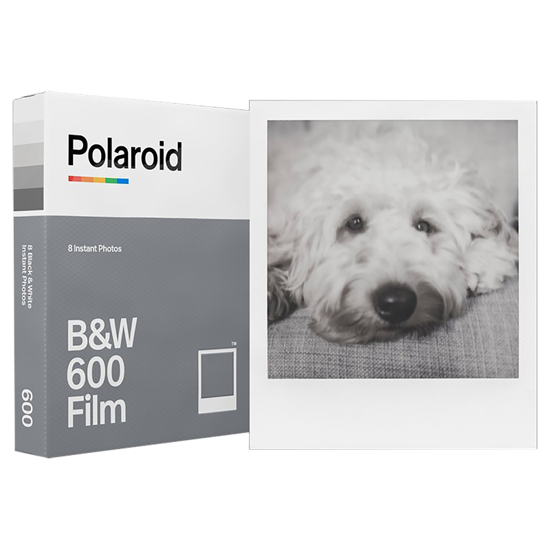 Polaroid B&W 600 Instant Film - 8 Exposures - PRD004669