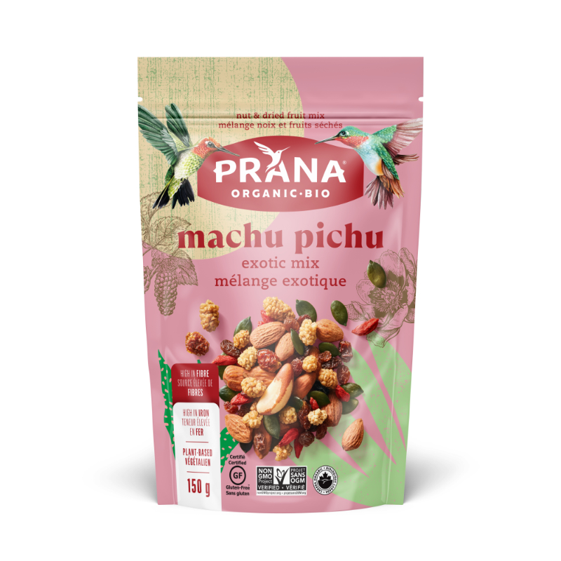 Prana Organic Machu Pichu - Exotic Nuts & Fruit Mix - 150g