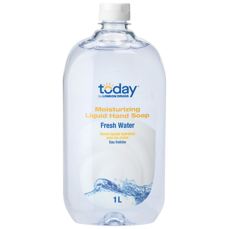 Today by London Drugs Liquid Hand Soap - Fresh Water Refill - 1L