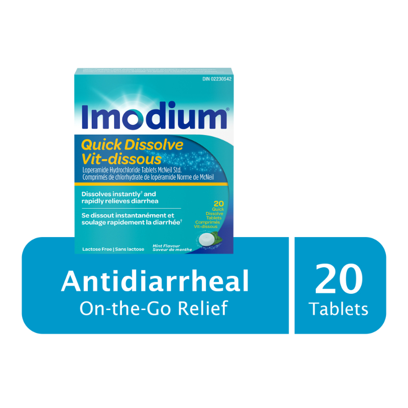 Imodium Quick Dissolve Tablets - 20's