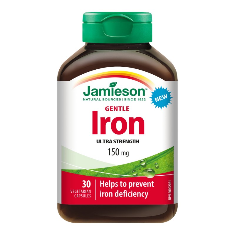 Jamieson Ultra-Strength Iron Supplement 150mg - 30's