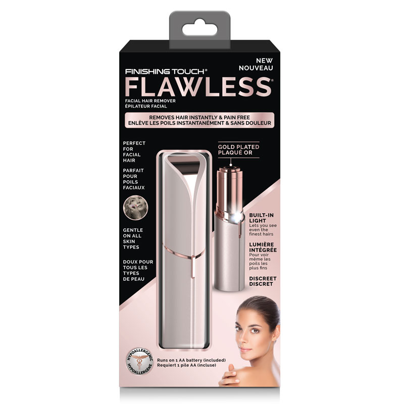 Finishing Touch Flawless Facial Hair Remover - Pink
