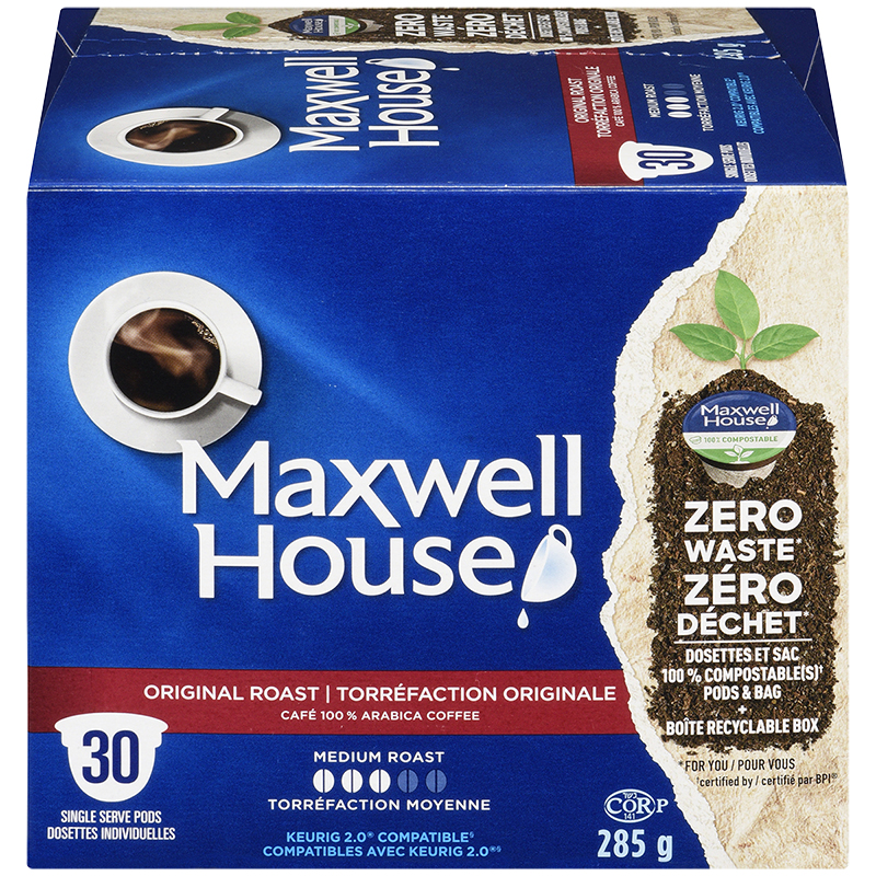 Maxwell House Coffee Pods - Original Roast - 30s