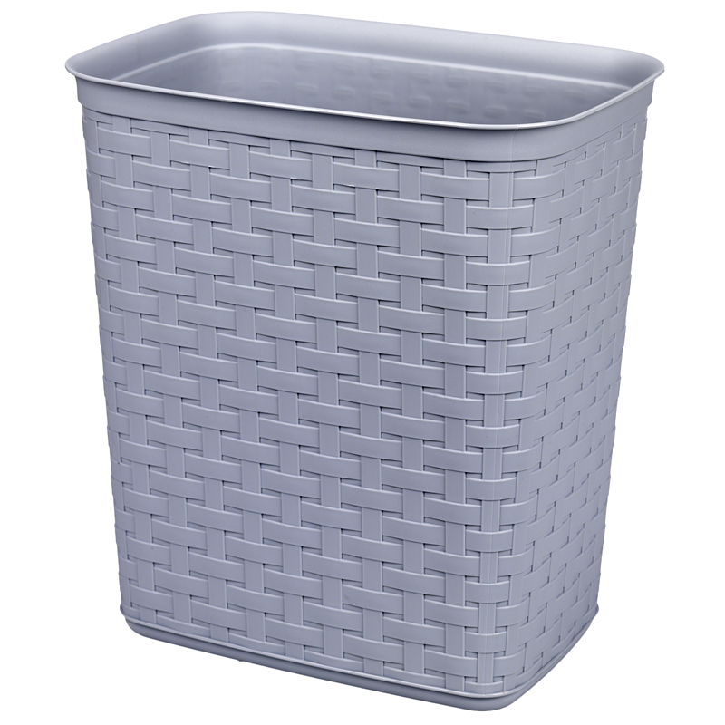 Sterilite Weave Wastebasket - Cement - 12.87L