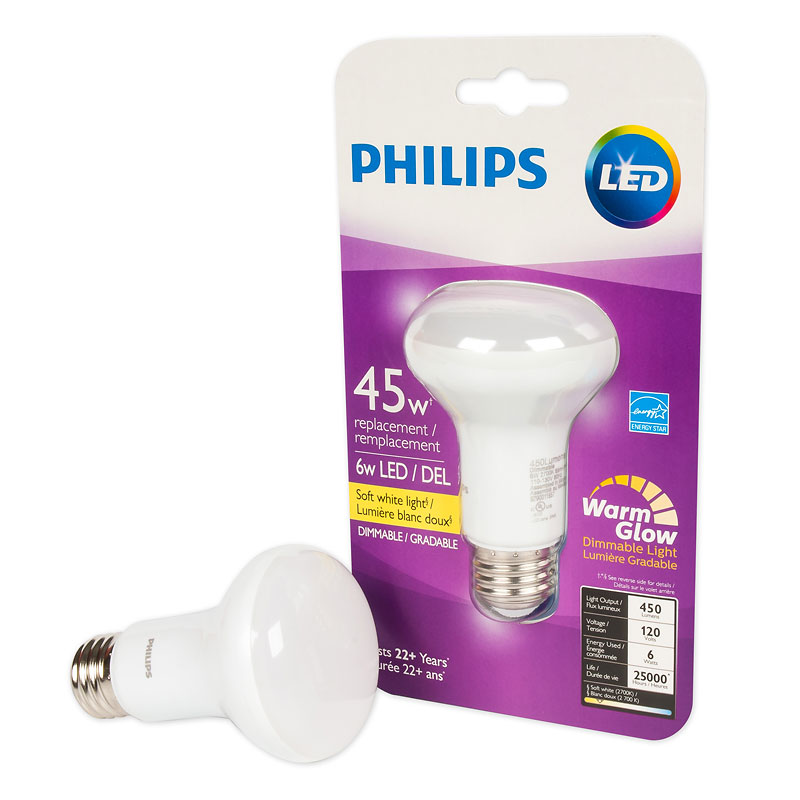 Philips R20 Light Bulb - Warm - 6w/45w