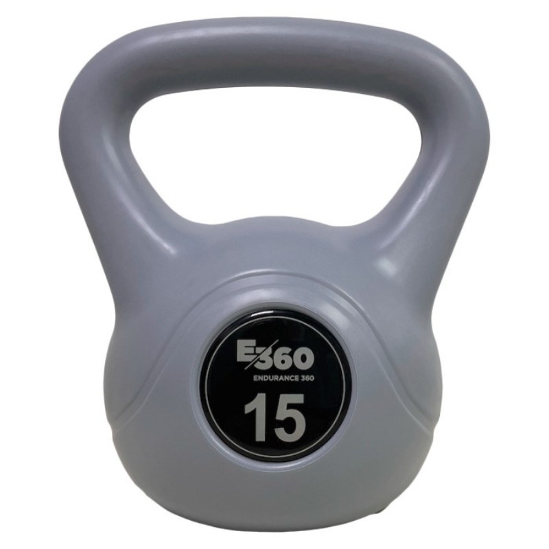 E360 Kettle bell - 15lb - Grey