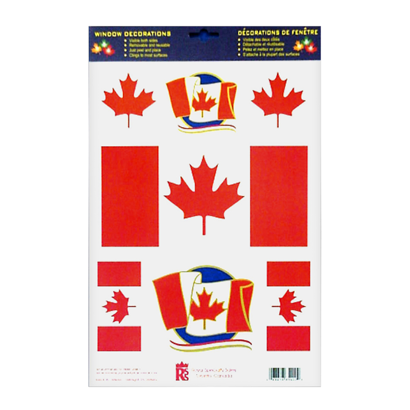 Canada Flag Window Clings