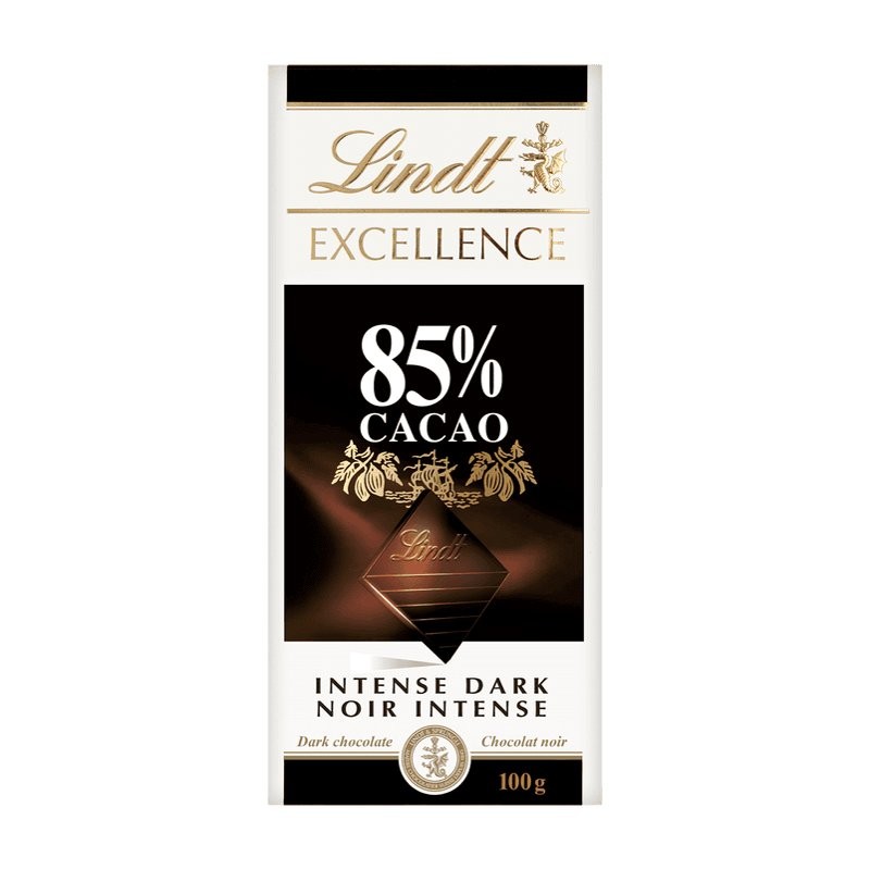 Lindt EXCELLENCE 85% Cacao Intense Dark Chocolate - 100g
