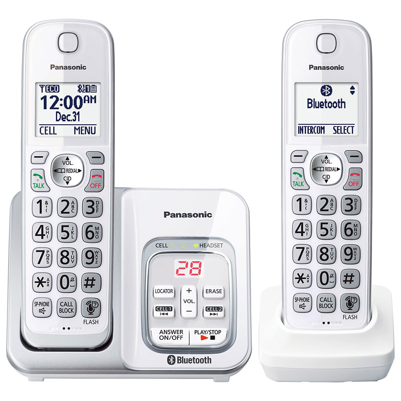 Panasonic KXTGD592W Dect/_6.0 2-Handset Landline Telephone