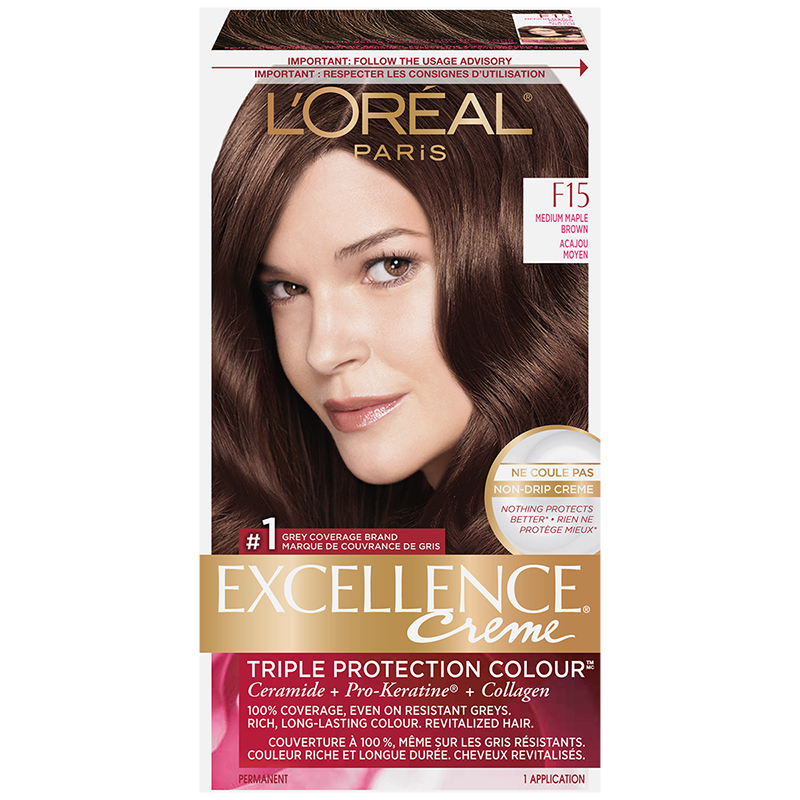 L Oreal Excellence Creme F15 Medium Maple Brown