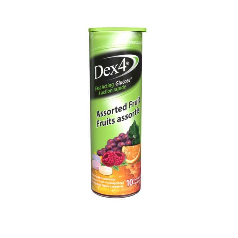 Dex4 Glucose Tablets - Assorted Fruits - 10s
