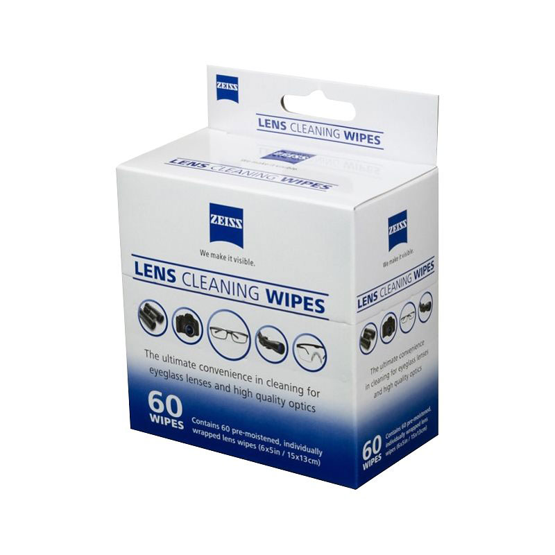 Zeiss Lens Cleaning Wipes - 60 pack - 740200