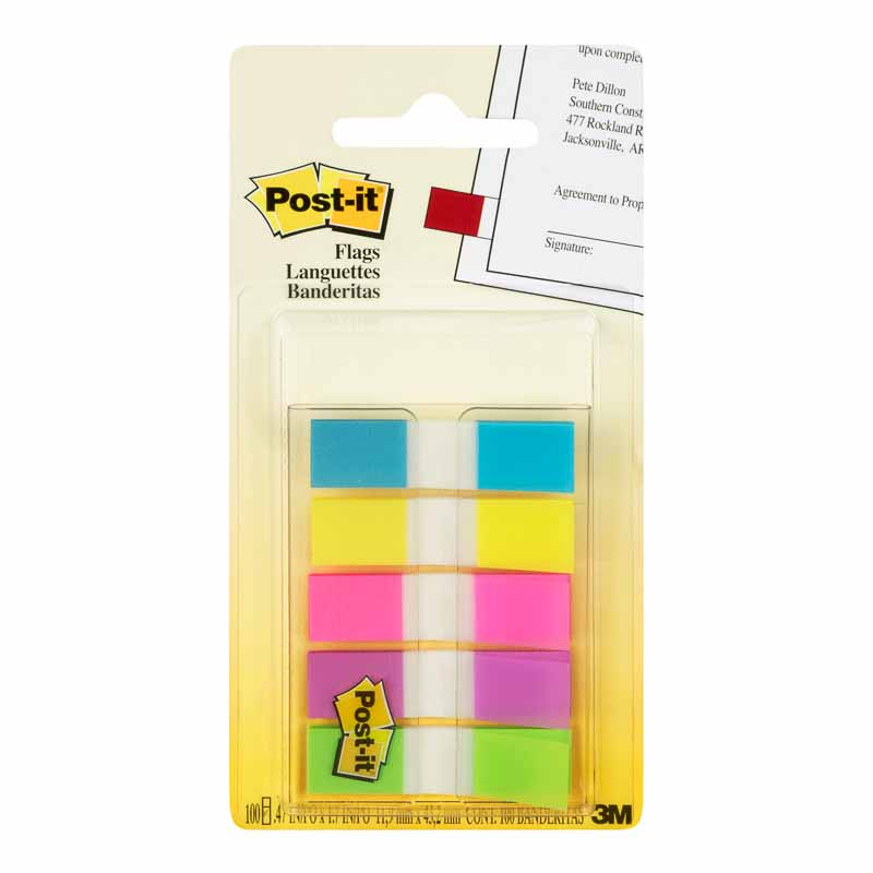 3M Post-it Flags - 5 pack