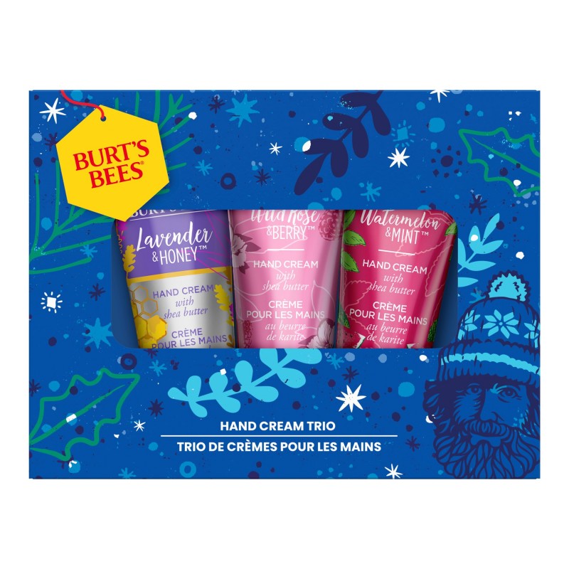 Burt's Bees Hand Cream Trio Holiday Gift Set