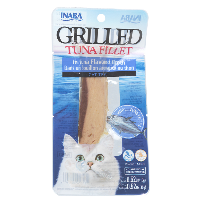INABA Grilled Tuna Fillet in Broth Cat Treats 15g London Drugs