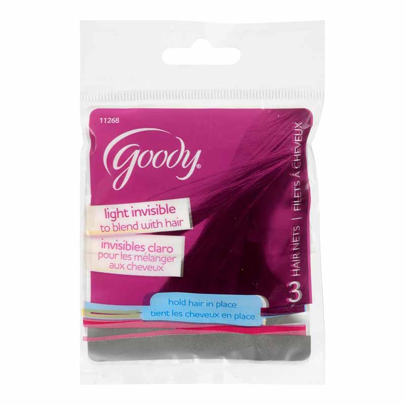 Goody Hair Nets - Invisible  - 3s
