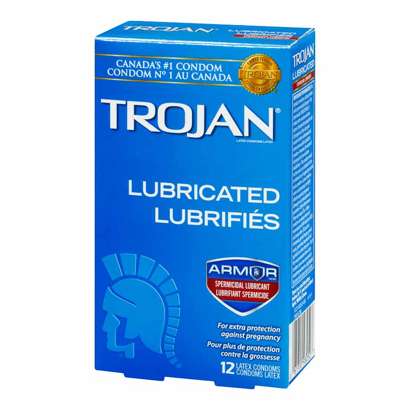 Trojan Spermicidal Lubricant Condoms - 12s