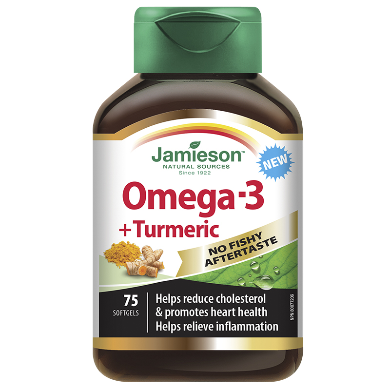 Jamieson Omega-3 + Turmeric - 75s