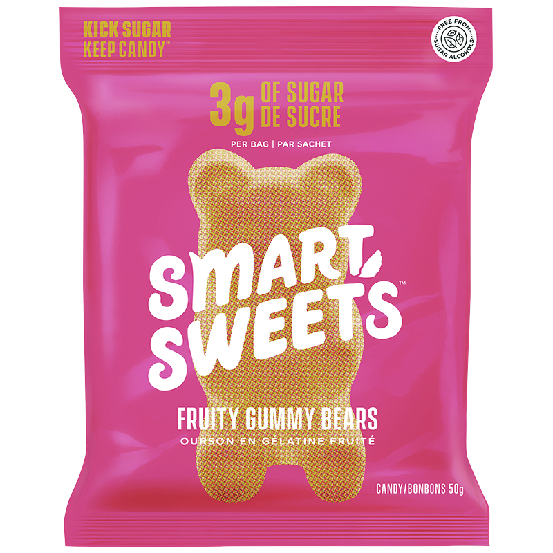 Smart Sweets Gummy Bears - Fruity - 50g