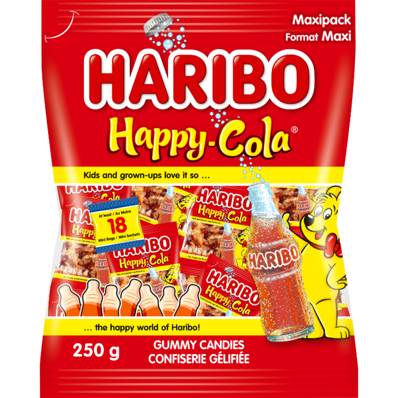 Haribo Happy Cola Multipack - 250g/20s
