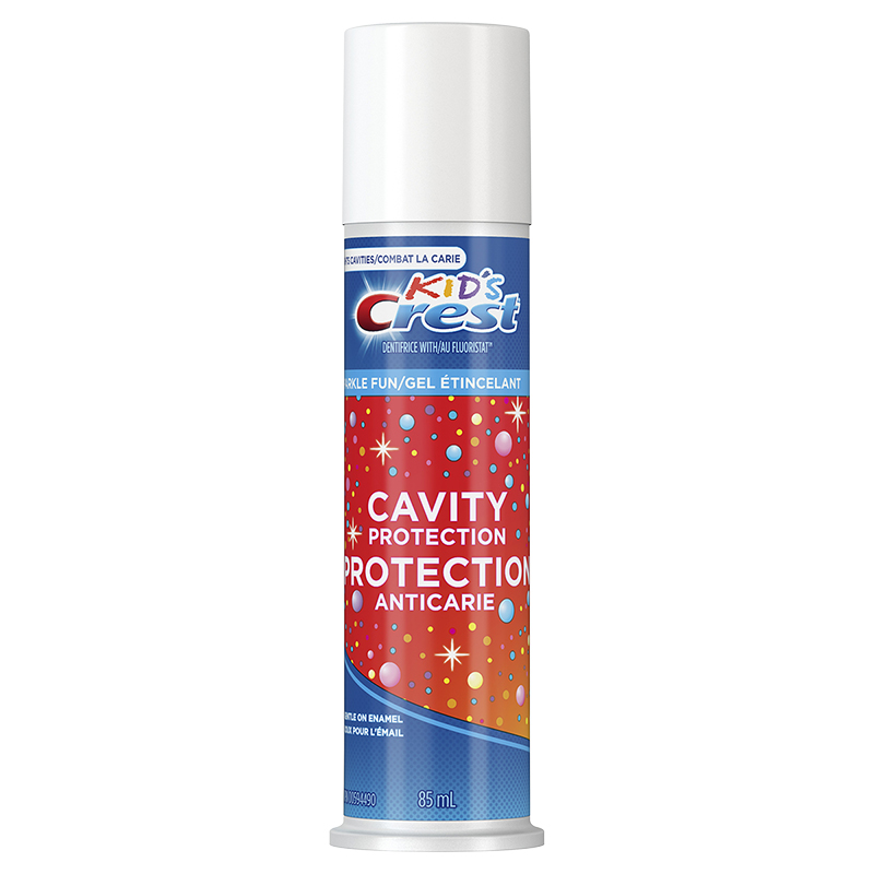 Crest Kids Toothpaste Cavity Protection Pump - Sparkle Fun - 85ml