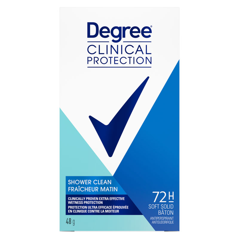 Degree Women Clinical Protection Shower Clean Antiperspirant Stick - 48g