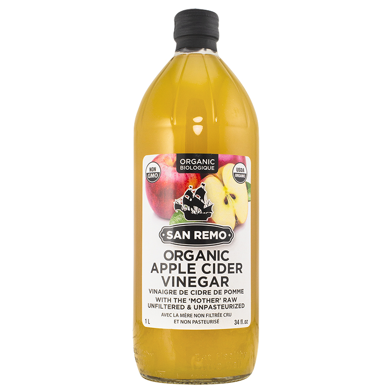 San Remo Organic Apple Cider Vinegar - 1L