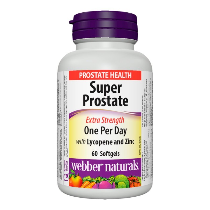 Webber Naturals Super Prostate Extra Strength Softgels - 60s