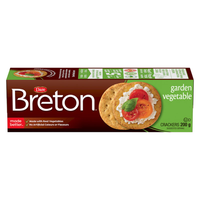 Dare Breton Crackers - Garden Vegetable - 200g