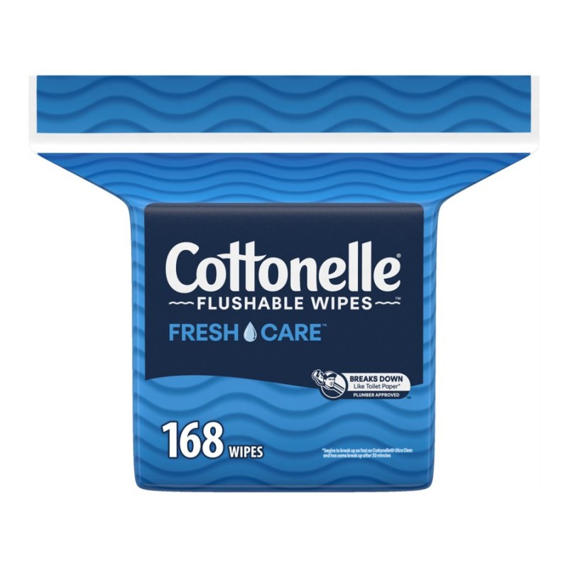 Cottonelle Flushable Cleaning Wipes - 168 Wipes