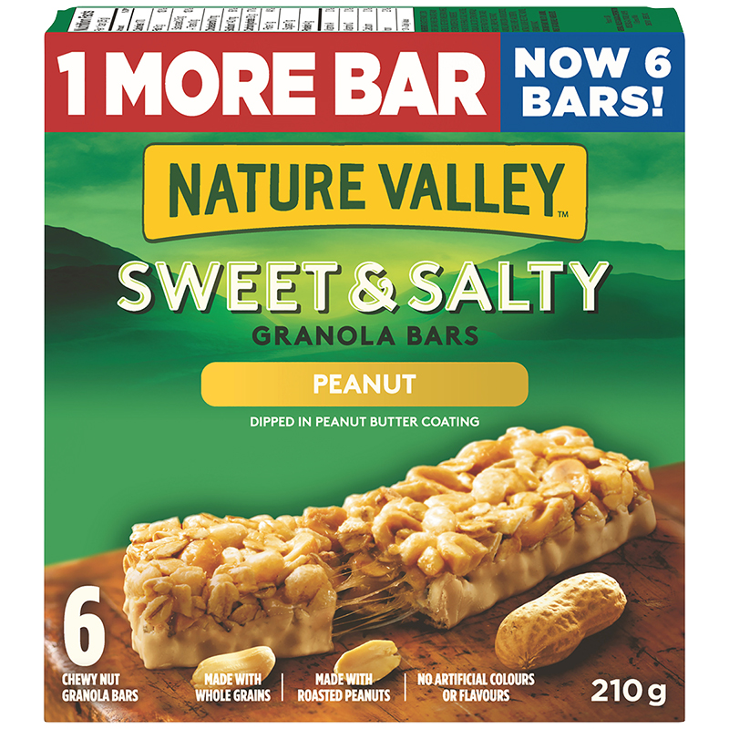 Nature Valley Sweet & Salty Granola Bars - Peanut - 210g
