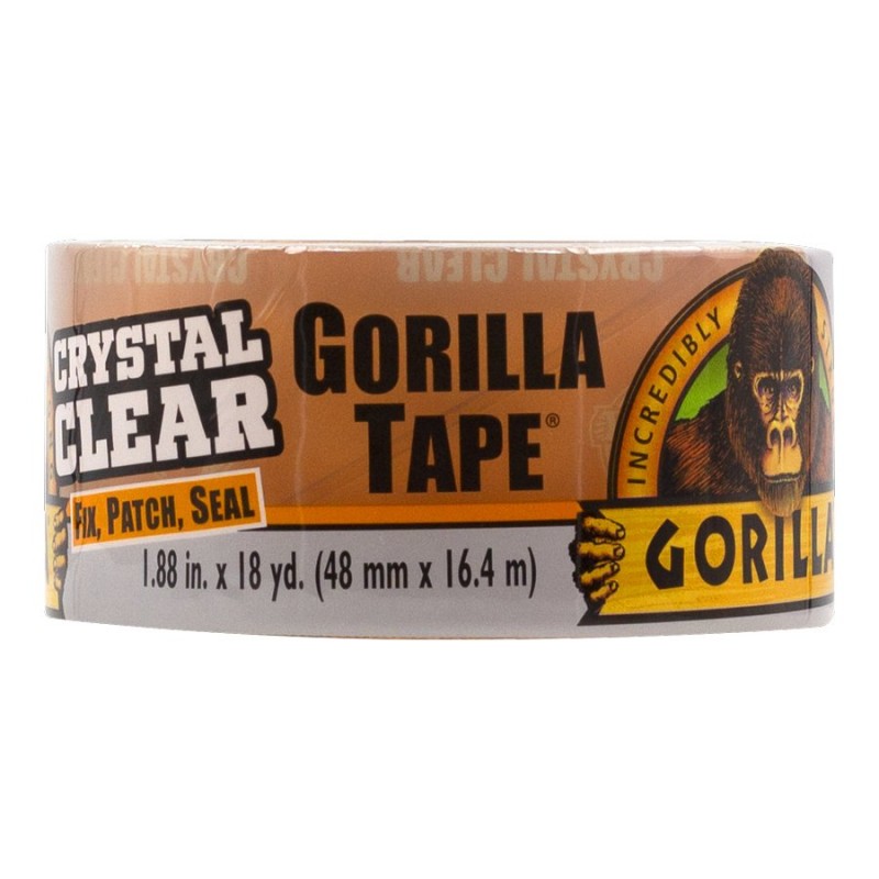 Gorilla Glue Crystal Clear Gorilla Tape - Transparent - 18 yards