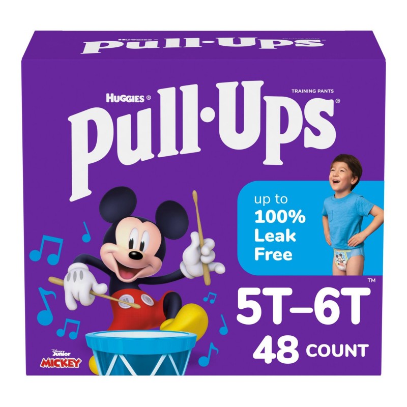Huggies Pull-Ups Training Pants - Disney Junior Mickey Mouse - 5T-6T - 48  Count