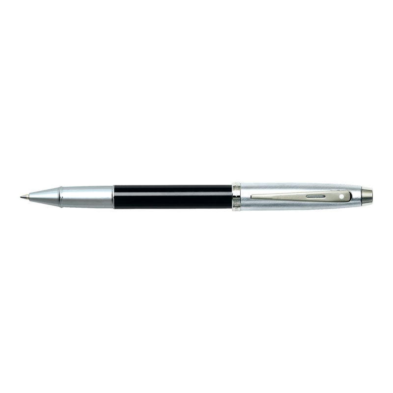 Sheaffer 100 Rollerball Pen - Black Chrome