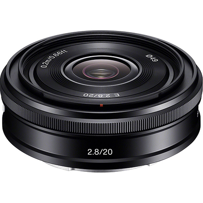Sony NEX 20mm f/2.8 Wide Lens - SEL20F28