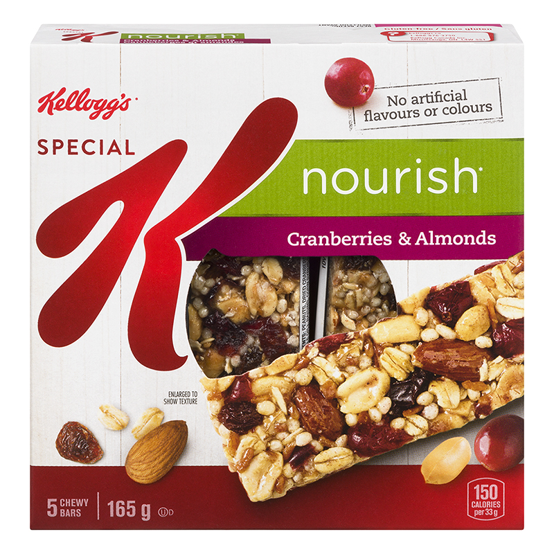 Kellogg's Special K Nourish Bars - Cranberries & Almonds - 5 pack