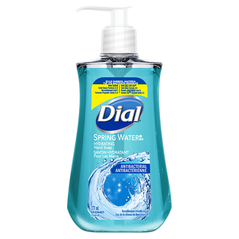 Dial Antibacterial Liquid Hand Soap - Spring Water - 221ml | London Drugs