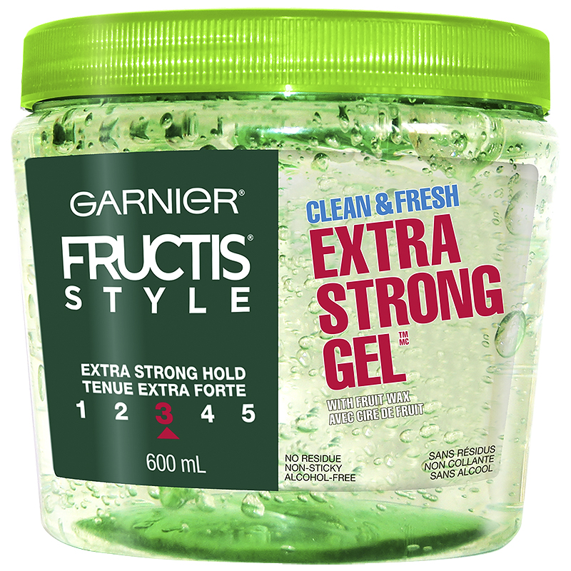 Garnier Fructis Style Clean & Fresh Gel - Extra Strong - 600ml