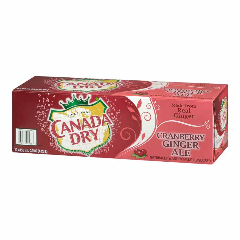 Canada Dry Cranberry Ginger Ale - 12X355Ml
