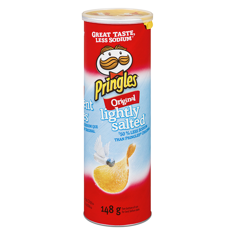 Pringles Potato Chips - Lightly Salted - 148g