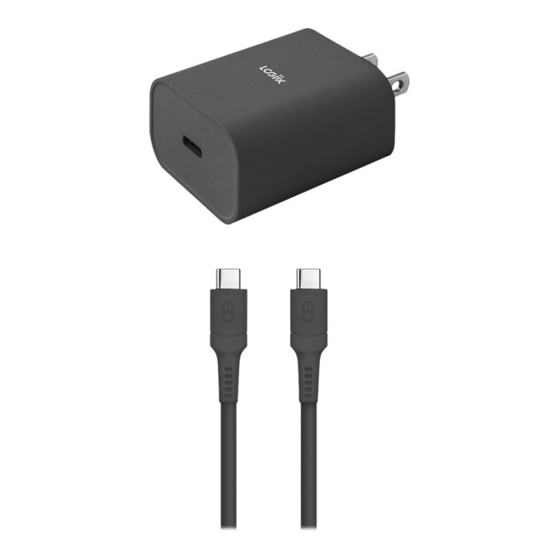 LOGiiX Essential Charging Kit 20W USB-C Power Adapter with USB-C Cable - LGX-13536