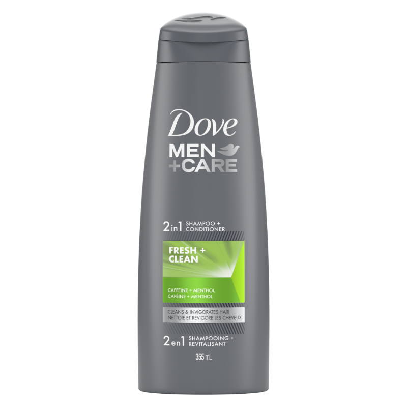 Dove Men+Care Fresh Clean 2in1 Shampoo + Conditioner - 355ml