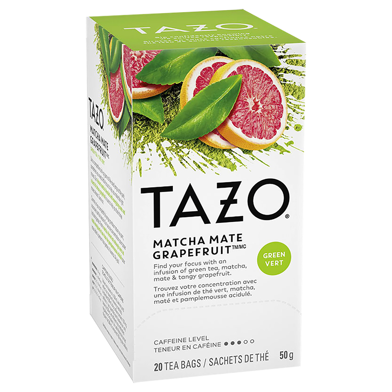 Tazo Green Tea - Matcha Mate Grapefruit - 20s. 