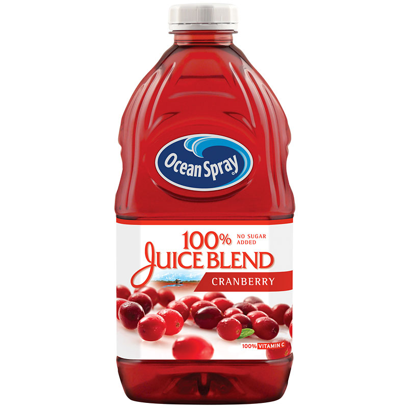 Ocean Spray 100% Juice Blend - Cranberry - 1.77L