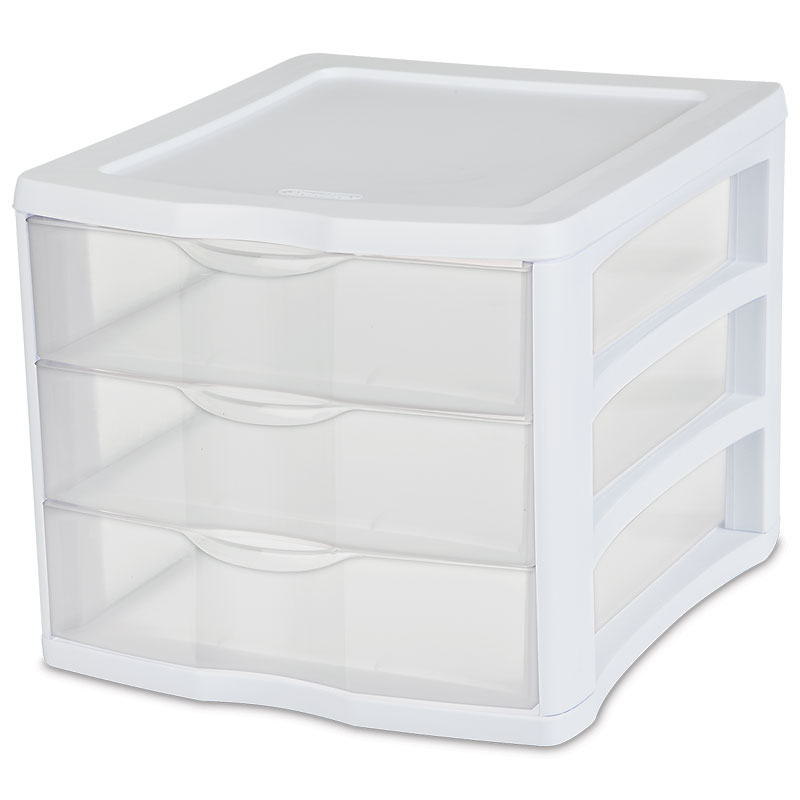 Sterilite Clearview Small 3 Drawer Unit London Drugs