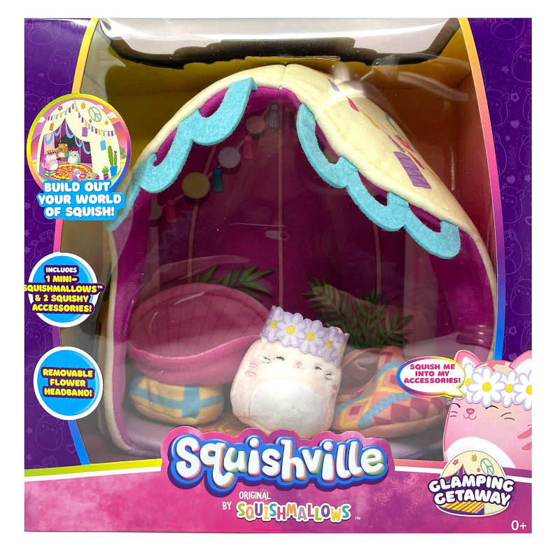 Squishville by Original Squishmallows Deluxe Mini Plush Play Scene - Assorted - 8.5x8.5x4.5 inch