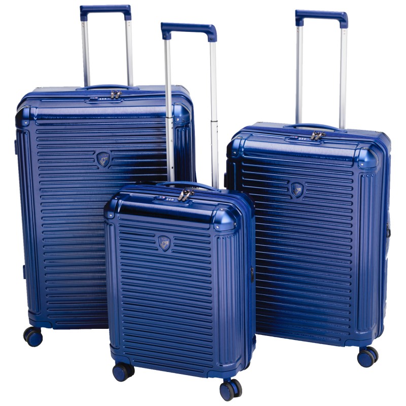 Heys Edgle 3 pc Luggage Set - Cobalt
