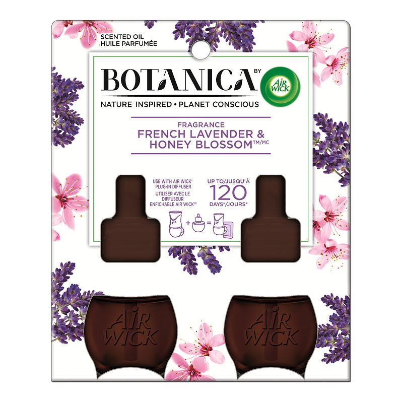 Botanica by Air Wick French Lavender & Honey Blossom - 2 x 20ml
