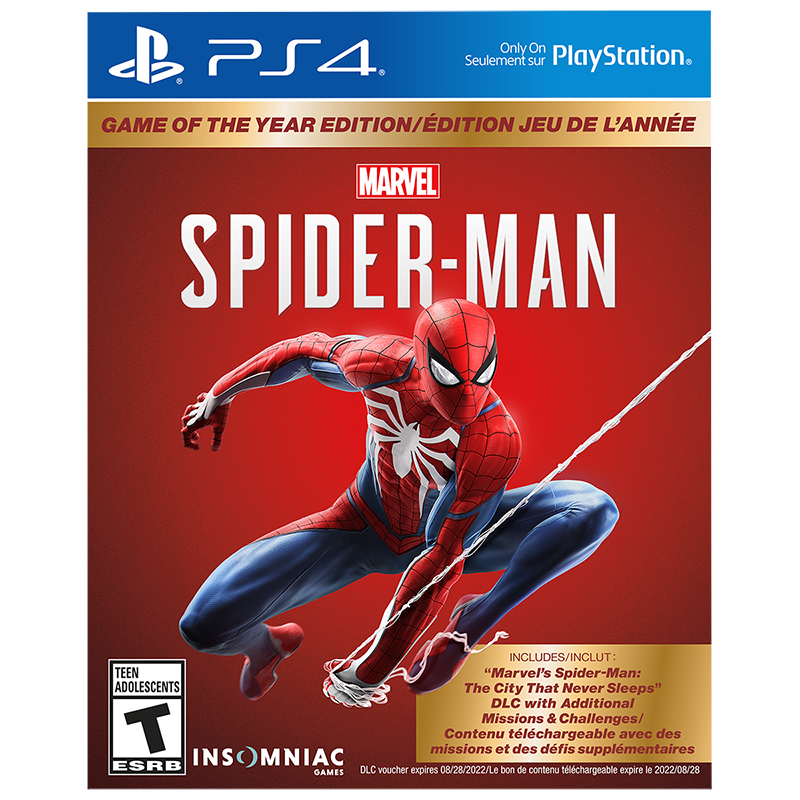 Ps4 Spider Man Game Of The Year Edition London Drugs