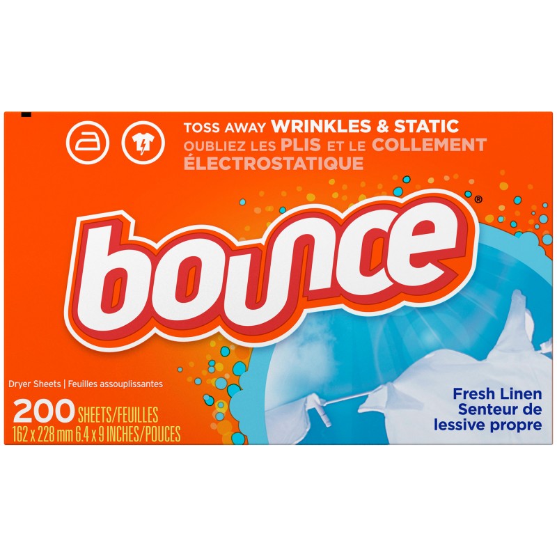 Bounce Fresh Linen Dryer Sheets - 200s